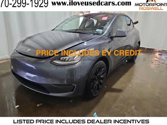 TESLA MODEL Y 2021 5YJYGDEE9MF286383 image